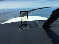 Alpha Systems AOA Eagle with HUD installed in an Mooney M20J